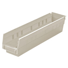 Stone Shelf Bin 17-7/8" x 4-1/8" x 4" by FarrellPack - AW30128STONE