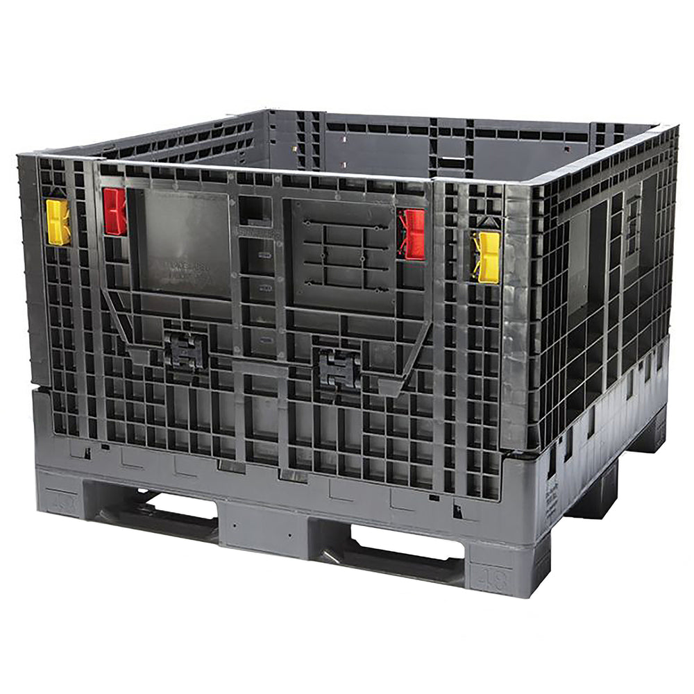 Black Collapsible Bulk Container by FarrellPack