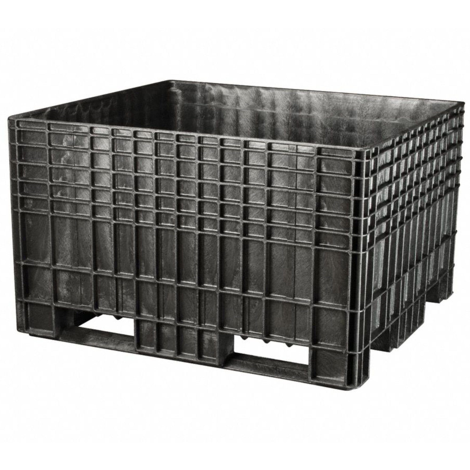 Black Fixed Wall Bulk Box 48"x44"x29" by FarrellPack