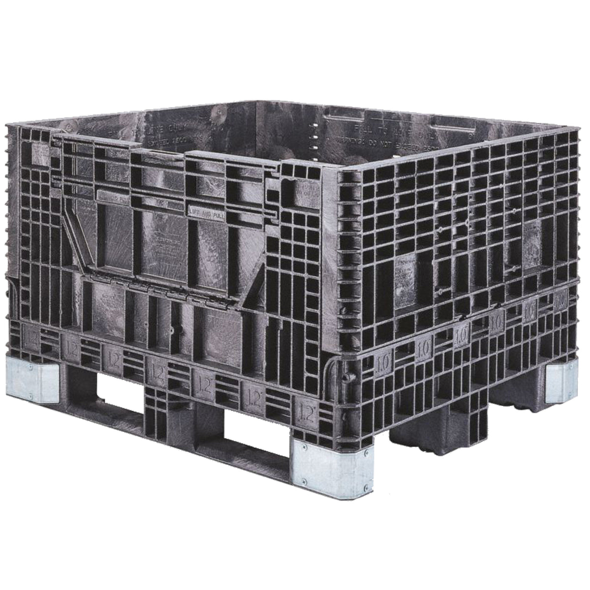 Black Heavy Duty Bulk Box 48"x40"x34" by FarrellPack - BH4840342010000