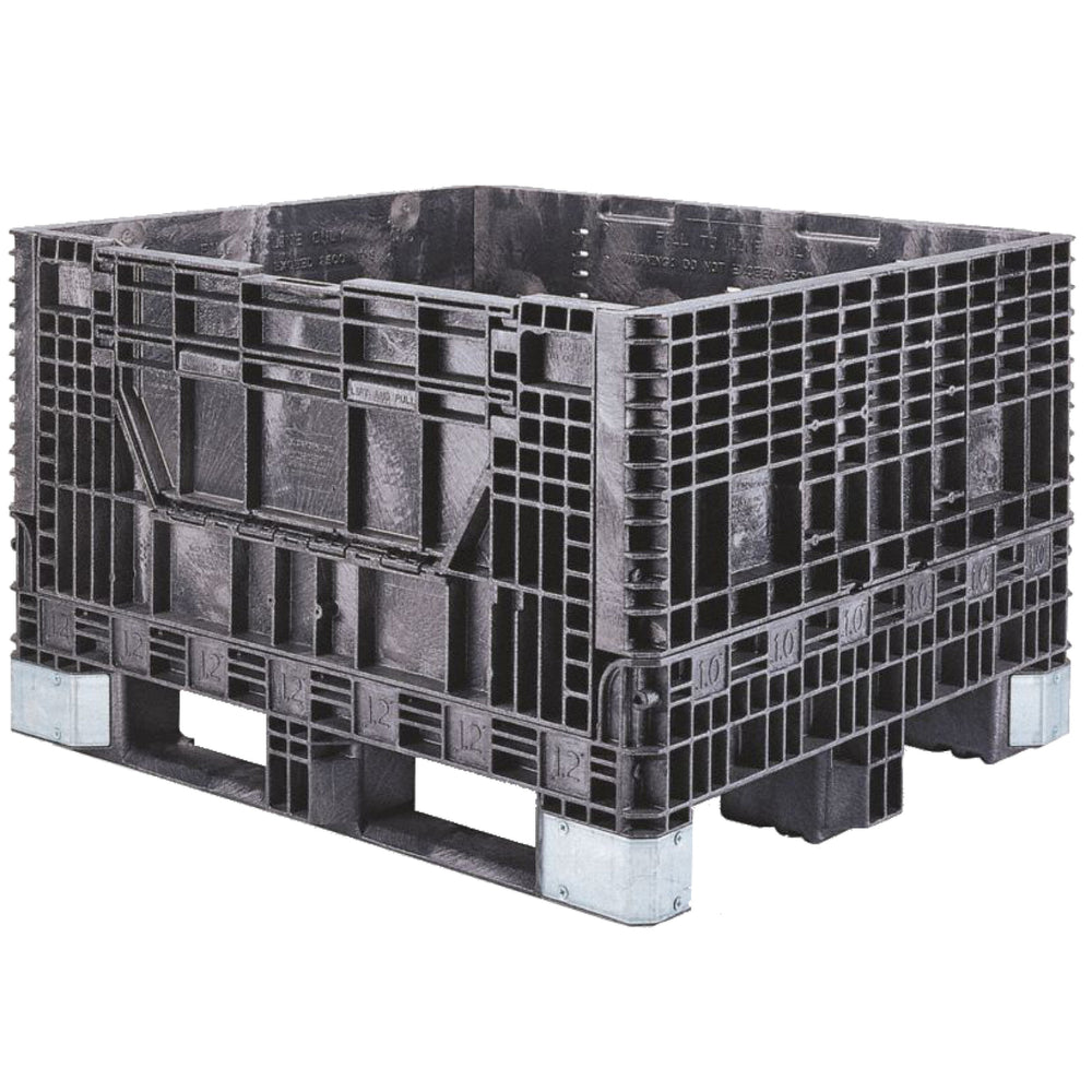 Black Heavy Duty Bulk Box 48"x40"x34" by FarrellPack