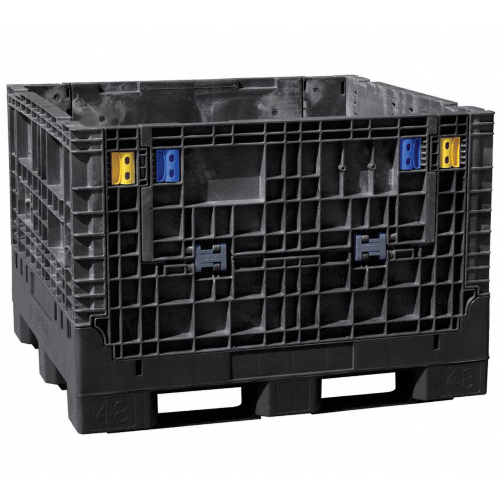 Black Extra-Duty Bulk Box 48"x45"x25" by FarrellPack