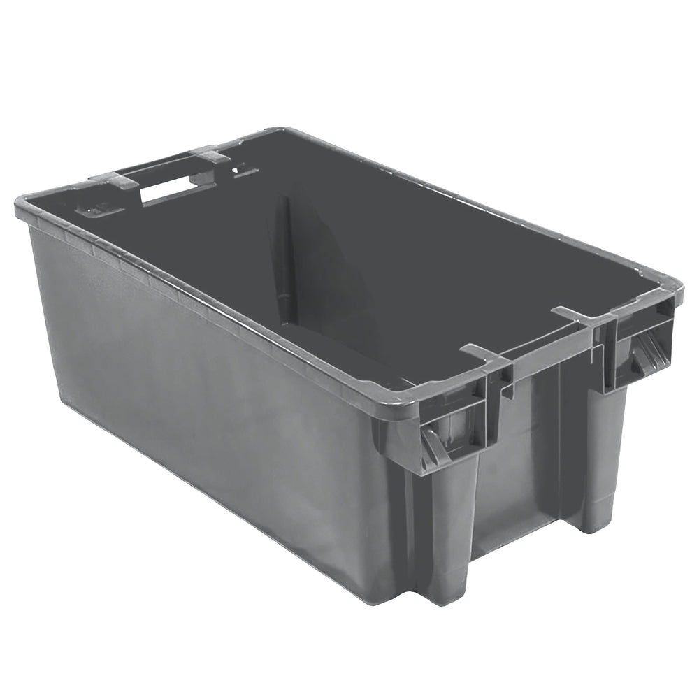 Grey Heavy Duty Stack and Nest Container by FarrellPack
