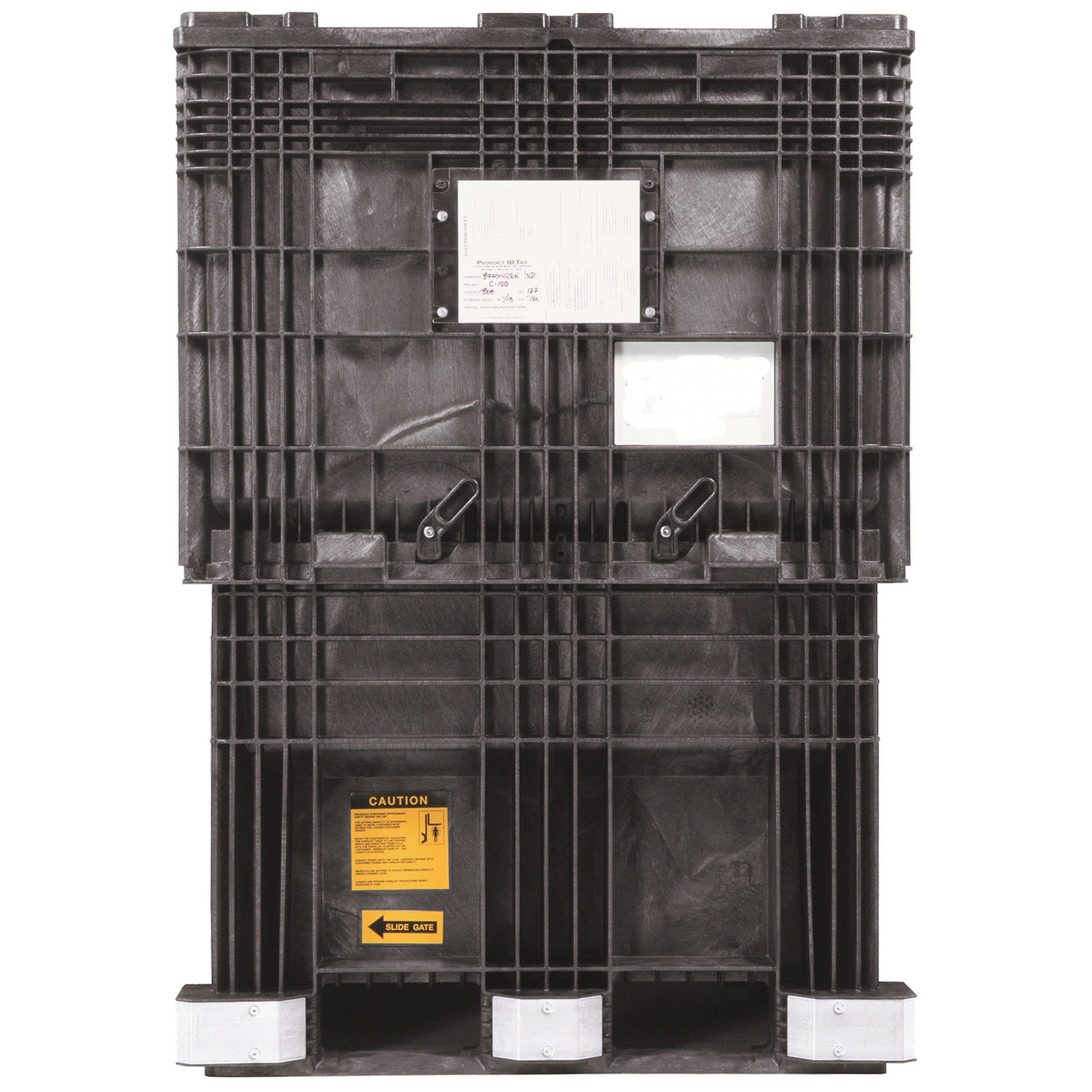 Black CenterFlow Bulk Container 56"x45"x64" by FarrellPack