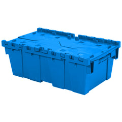 Blue 20" x 12" x 7" Attached Lid Container by FarrellPack
