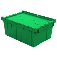 Green 21" x 15" x 9" Attached Lid Container by FarrellPack