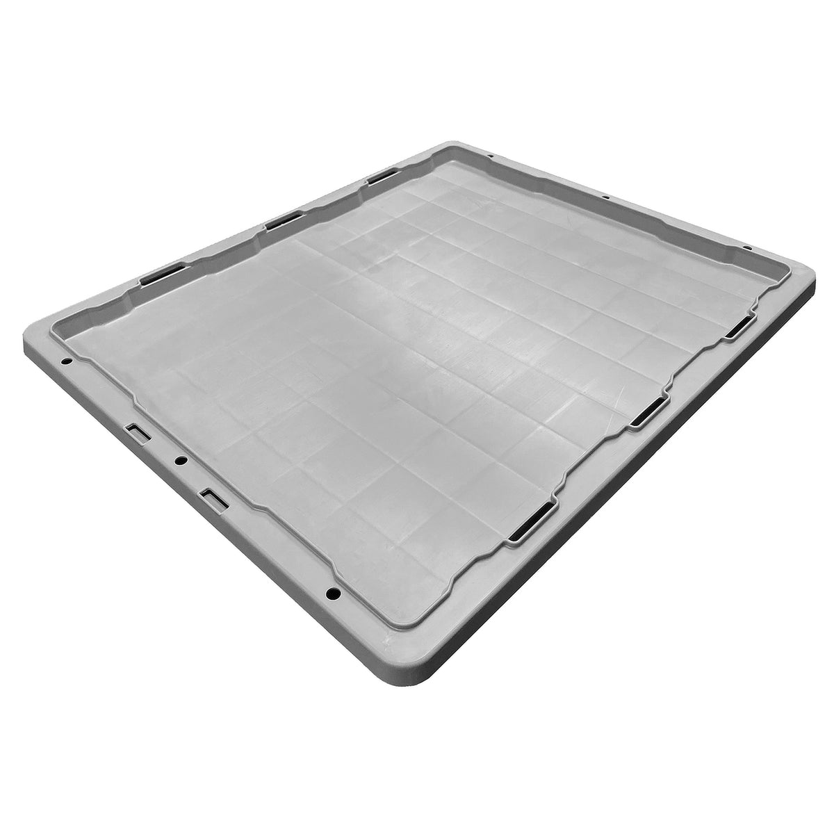 Grey 24" x 20" Lid for DL24201202M Containers - DR24200102MILL