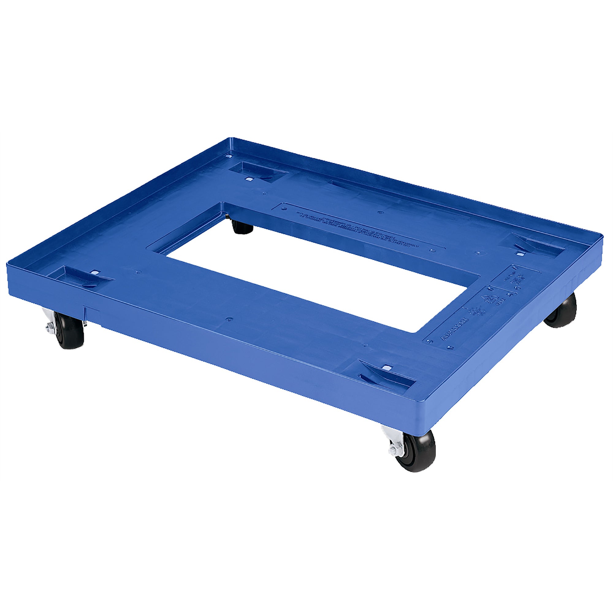 Blue Multi-Purpose Tray Plastic Dolly 28" x 23" x 5" - DY282305M509000