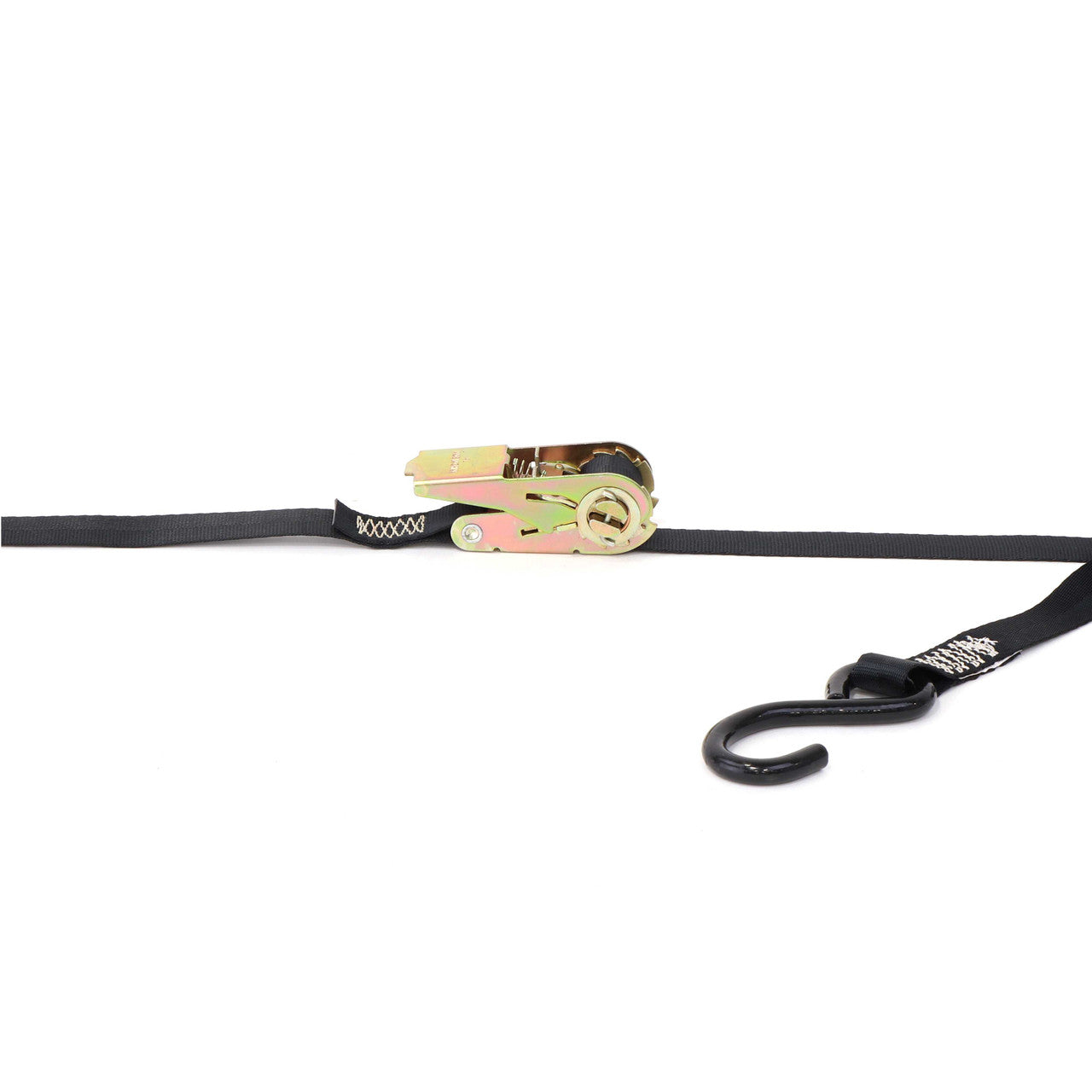 Kinedyne 1 inch by 9 foot Vinyl Coated S Hook Ratchet Utility Strap by Kinedyne for cargo securement and transport