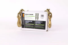 Kinedyne 1/2 inch by 200 foot Grade 70 bulk chain packaged in a barrel for transport and securement by Kinedyne