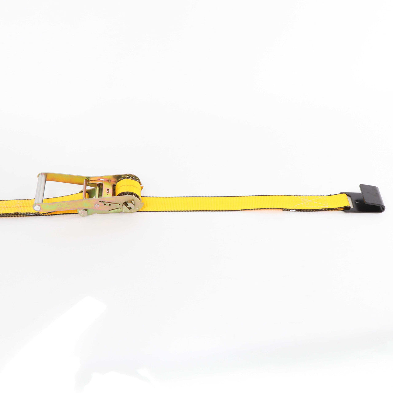 Kinedyne 2" by 27' Flat Hook Long Wide Handle Ratchet Strap by Kinedyne used for commercial cargo securement