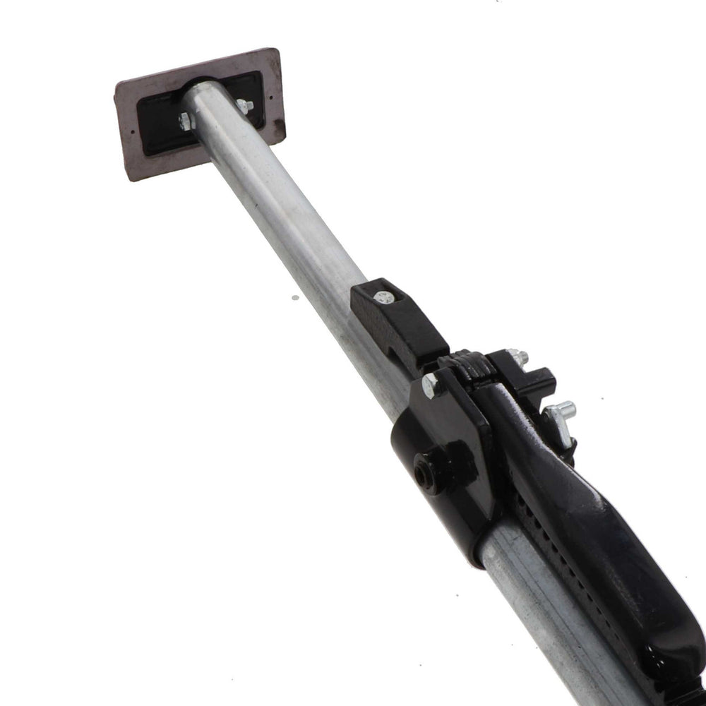 Kinedyne 97" - 113" Extra Long Steel Saf-T-Lok Bar by Kinedyne showing galvanized steel tube and pivoting rubber feet