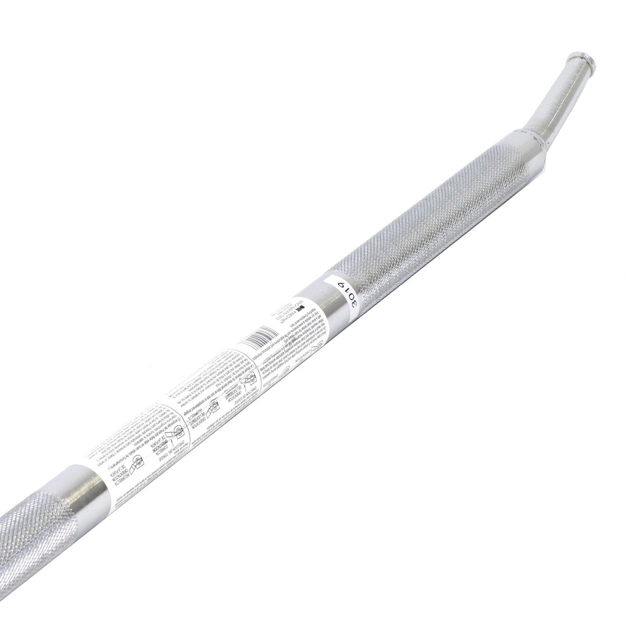 Kinedyne Combination Chrome Winch Bar w/ Box End showing 40-inch chrome bar with knurled handle and box end for winches and chain binders by Kinedyne