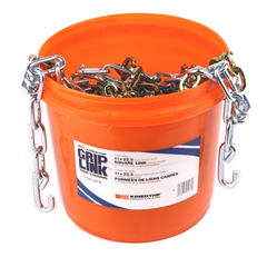 Kinedyne Grip Link 11 x 22.5 Dual-Triple Square Link Cross Tire Chains by Kinedyne for commercial truck traction