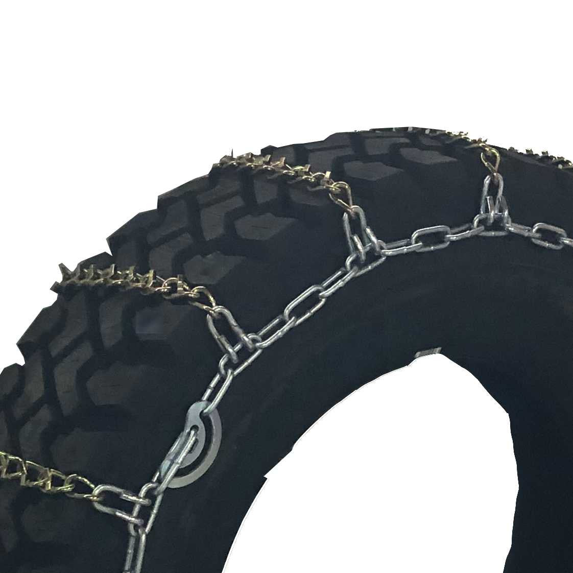 Kinedyne Grip Link 11 x 22.5 Single V-Bar Cross Tire Chains by Kinedyne for highway truck traction and winter use