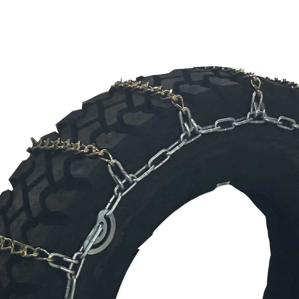 Kinedyne Grip Link 11 x 22.5 Single V-Bar Cross Tire Chains by Kinedyne for highway truck traction and winter use