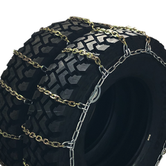Kinedyne Grip Link 11 x 24.5 Dual-Triple Square Link Cross Tire Chains by Kinedyne, heavy-duty square-link traction chains for semi-trucks