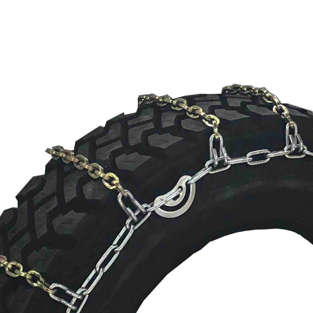 Kinedyne Grip Link 11 x 24.5 Single Square Link Cross Tire Chains by Kinedyne, highway tire chains for commercial trucks