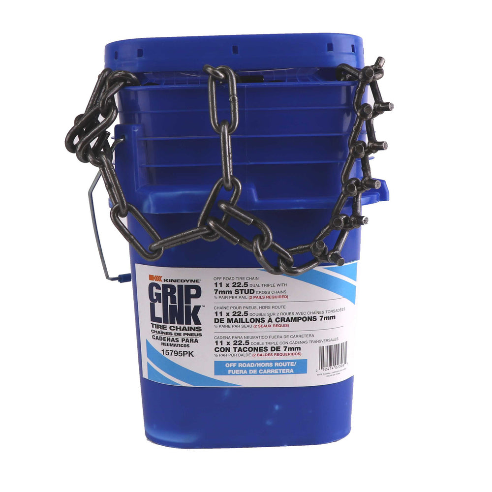 Kinedyne Grip Link Off-Road 7mm 11 x 22.5 Dual-Triple Stud Cross Tire Chains product image