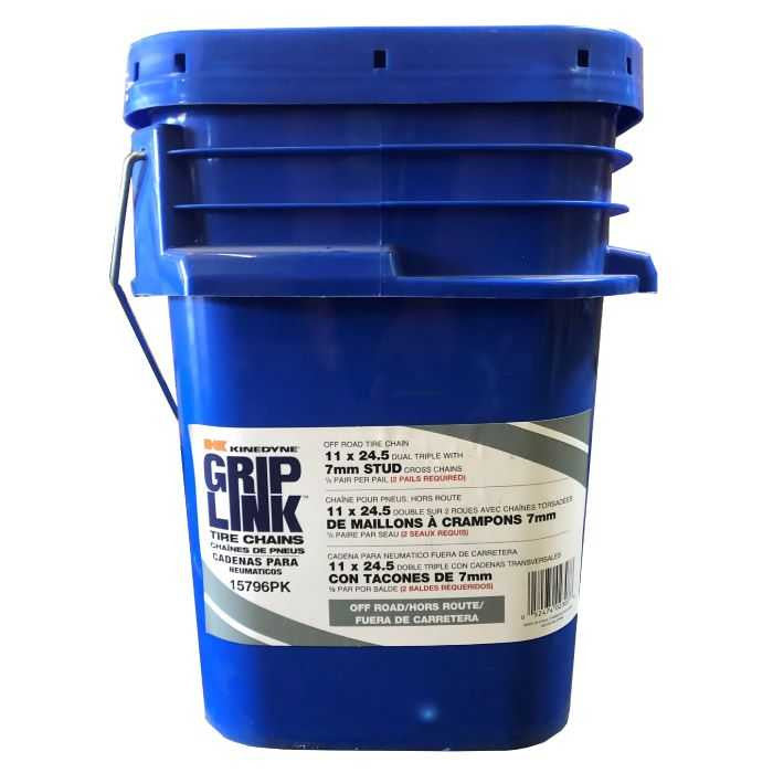 Kinedyne Grip Link Off-Road 7mm 11 x 24.5 Dual-Triple Stud Cross Tire Chains product image