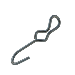 Kinedyne Replacement S - J Hooks for Rubber Rope by Kinedyne, tempered steel S-J hooks for tarp ties, bulk bag
