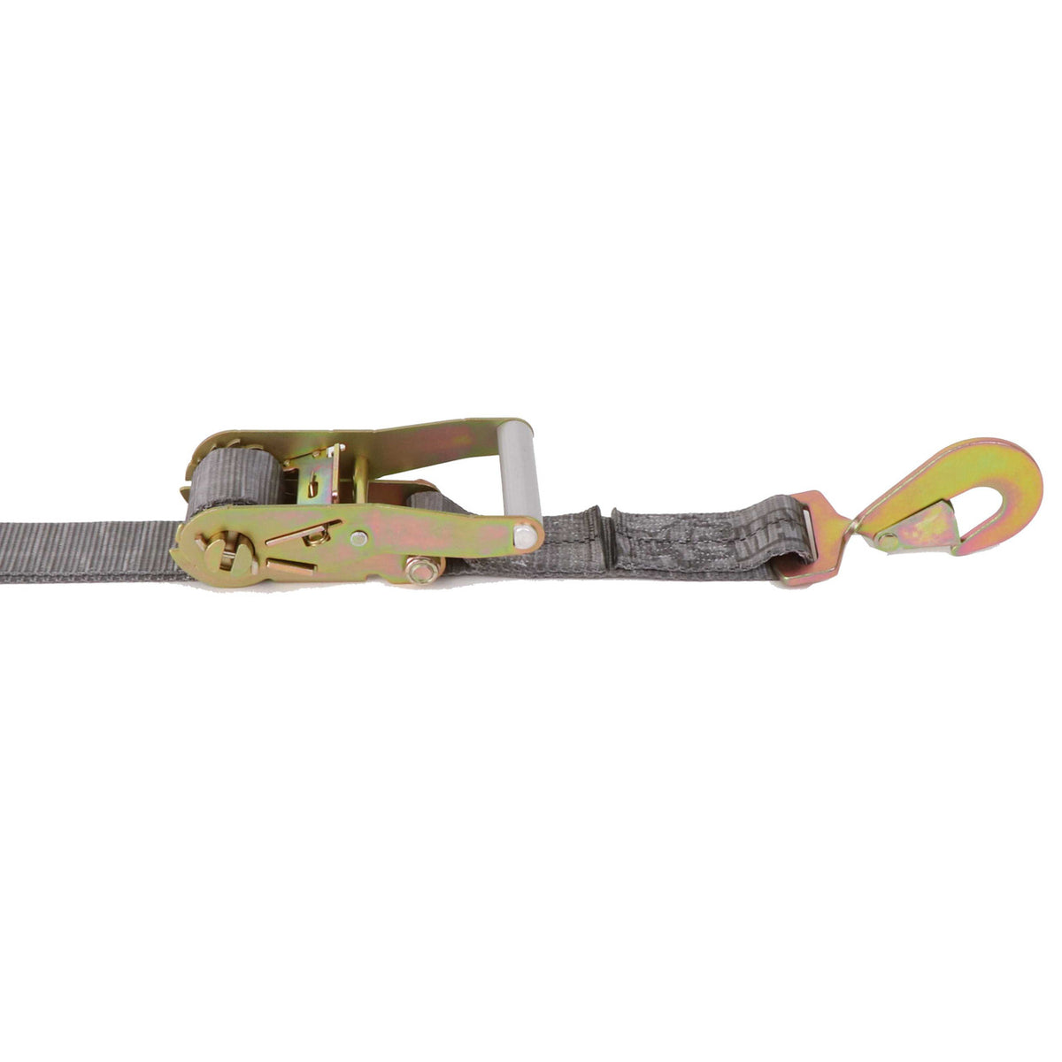 Kinedyne Twisted Eye Snap Hook Auto Ratchet Tie-Down by Kinedyne, 2-inch x 7-foot ratchet strap with twisted eye snap hook and Rhino MAX webbing