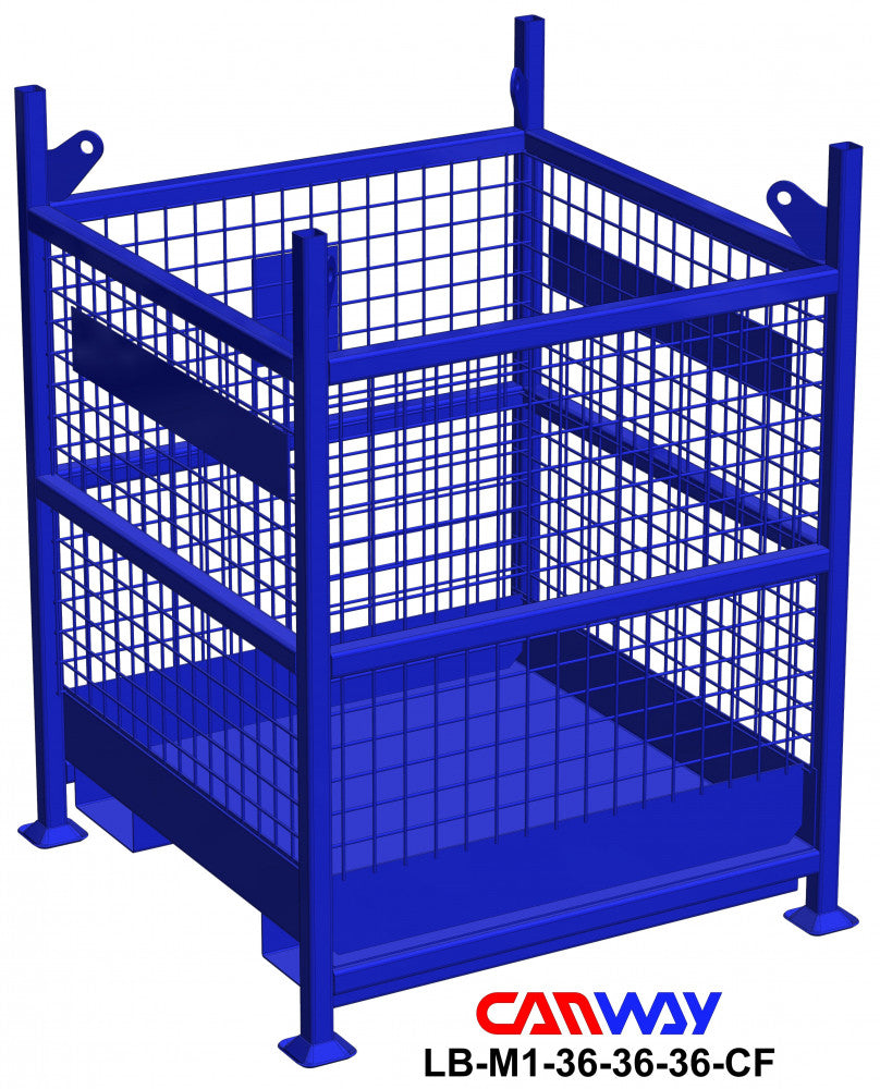 Certified Lift Basket Mesh 2000 LBS. CAP. c/w Cup Foot