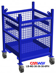 Certified Lift Basket Mesh 2000 LBS. CAP. c/w 6PH-TLB Casters