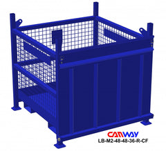 Certified Lift Basket Mesh 2000 LBS. CAP. c/w Ramp and Cup Foot