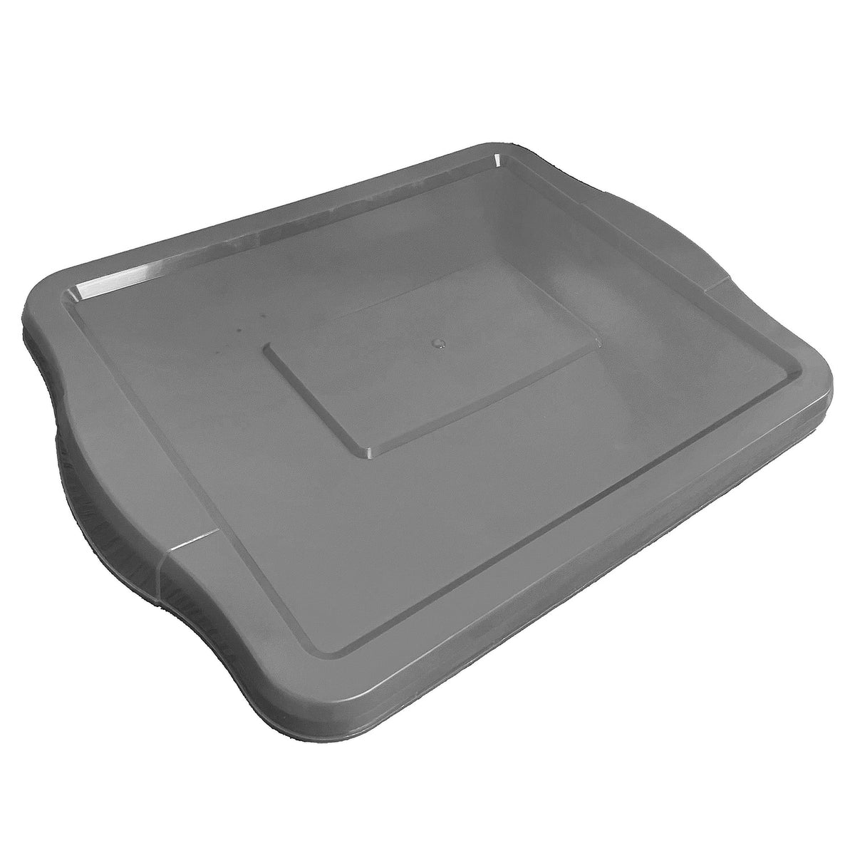 Grey Flat Storage Lid 19" x 15.5" for Recycling Containers - N408100-100