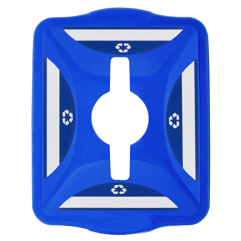 Blue Recycling Container Lid 19" x 15.5" by FarrellPack