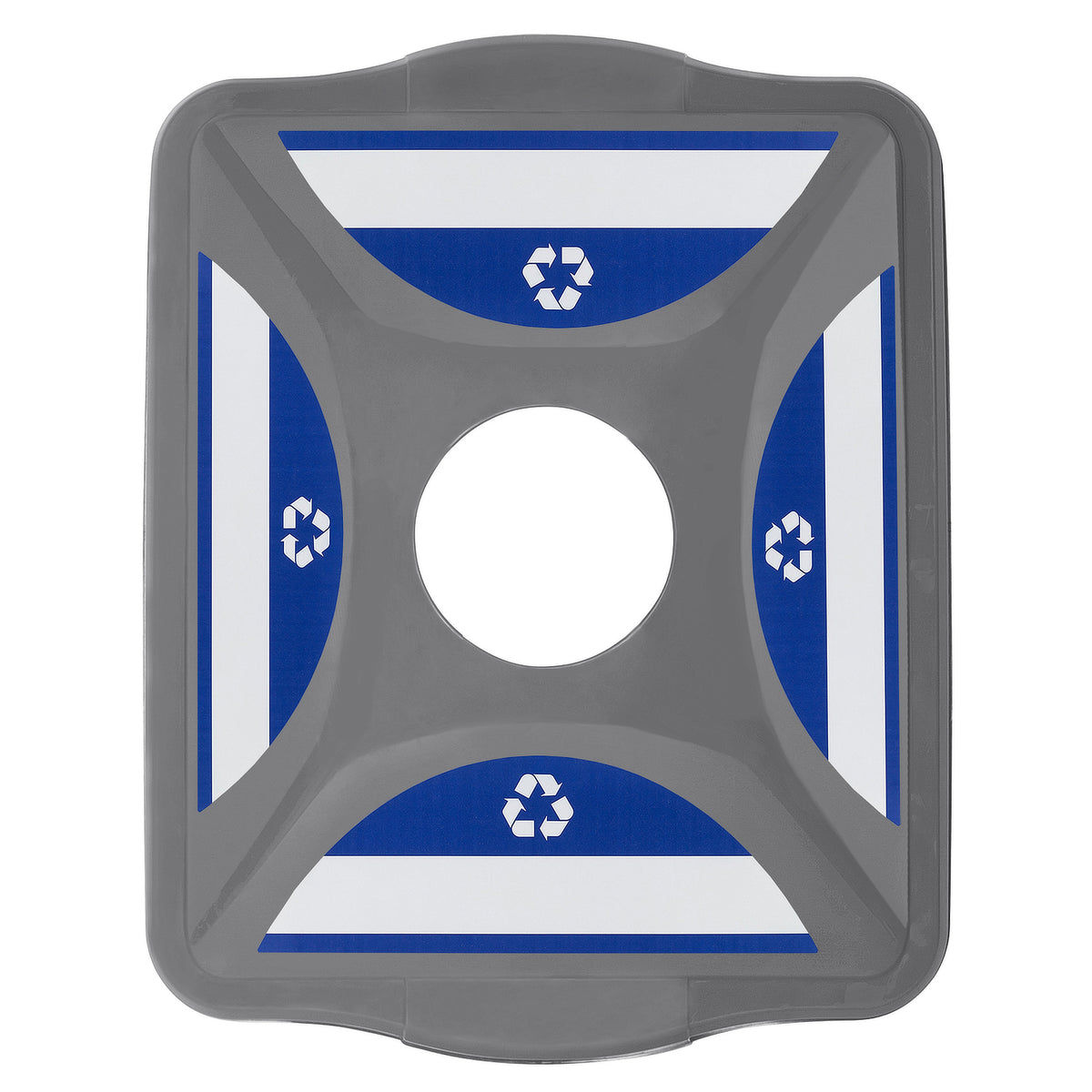 Grey Recycling Container Lid 19" x 15.5" - N408700-100-01