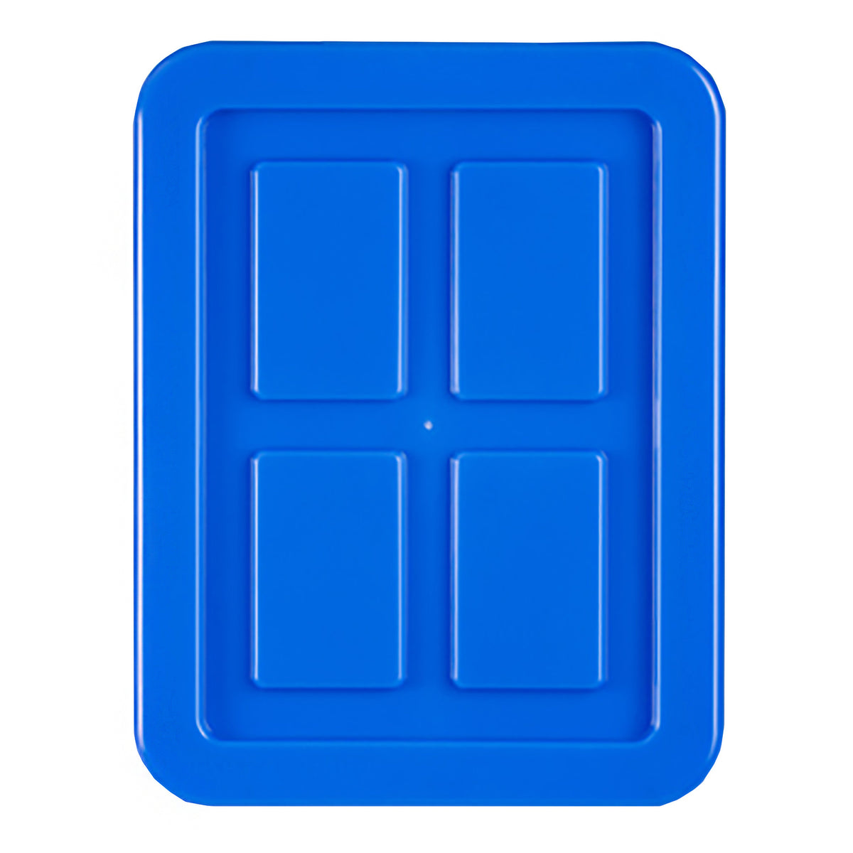 Blue Flat Storage Lid for 15.75" x 11.50" Recycling Containers - N408727-200-00