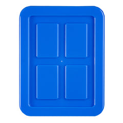 Blue Flat Storage Lid for 15.75" x 11.50" Recycling Containers - N408727-200-00