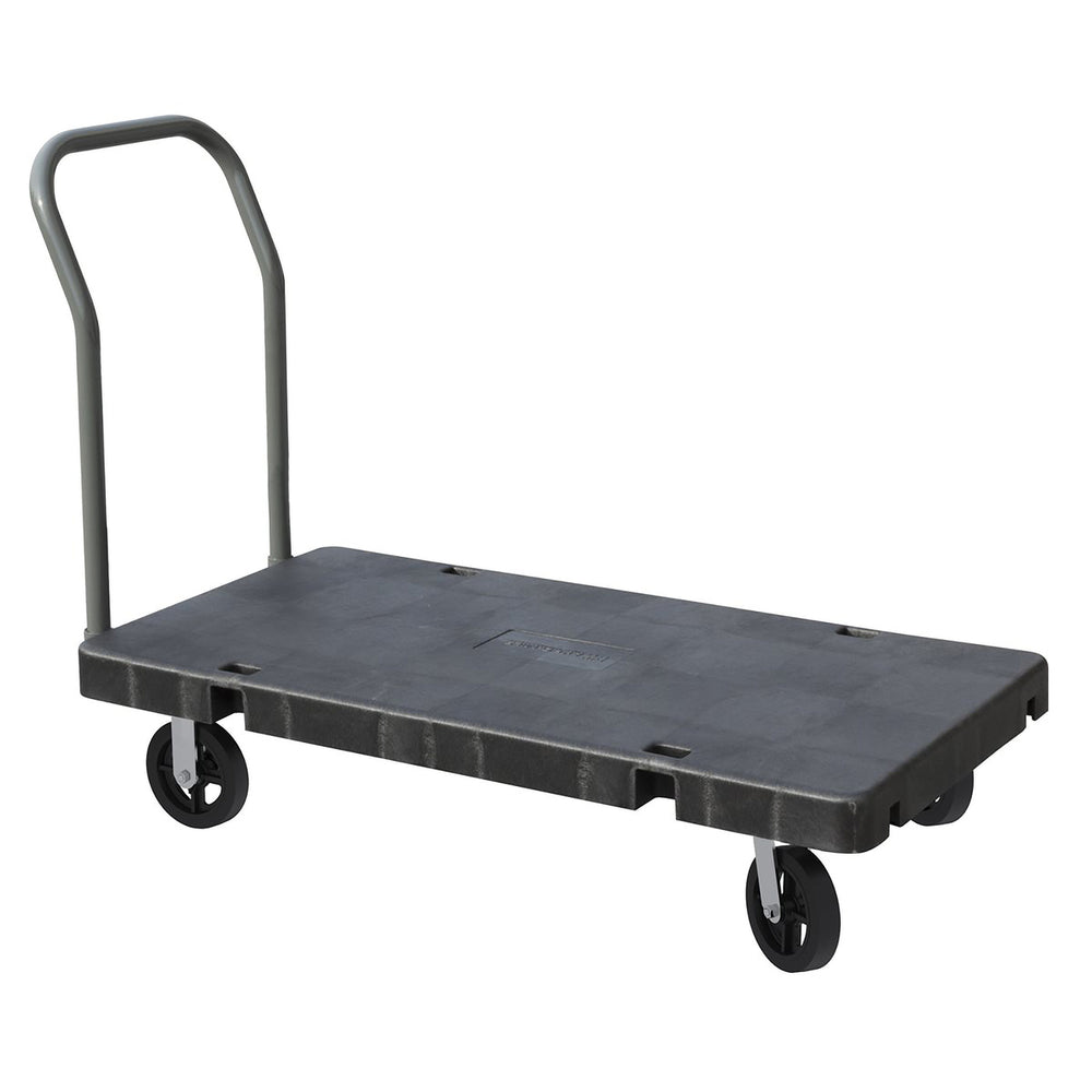 Black 24" x 48" Open Handle Platform Truck by FarrellPack