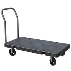 Black 30" x 60" Open Handle Platform Truck by FarrellPack