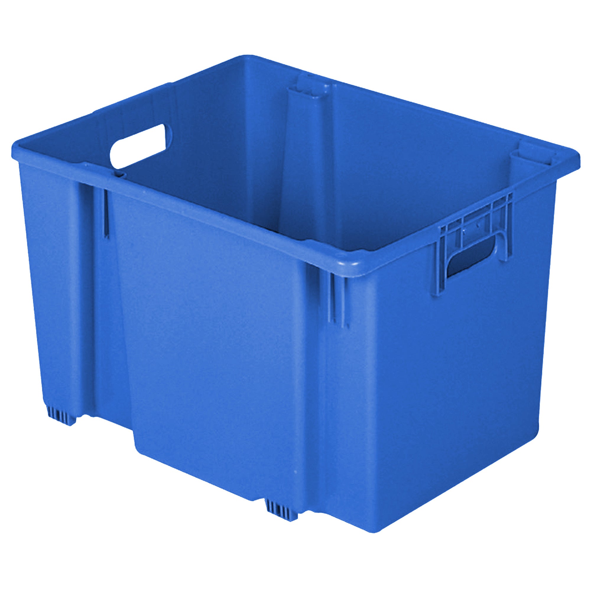 Blue Solid Stack and Nest Container 20" x 16" x 12" - SN2016120023000