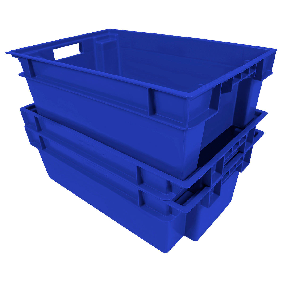 Blue Solid Stack and Nest Container 24" x 16" x 8" - SN2416080023000
