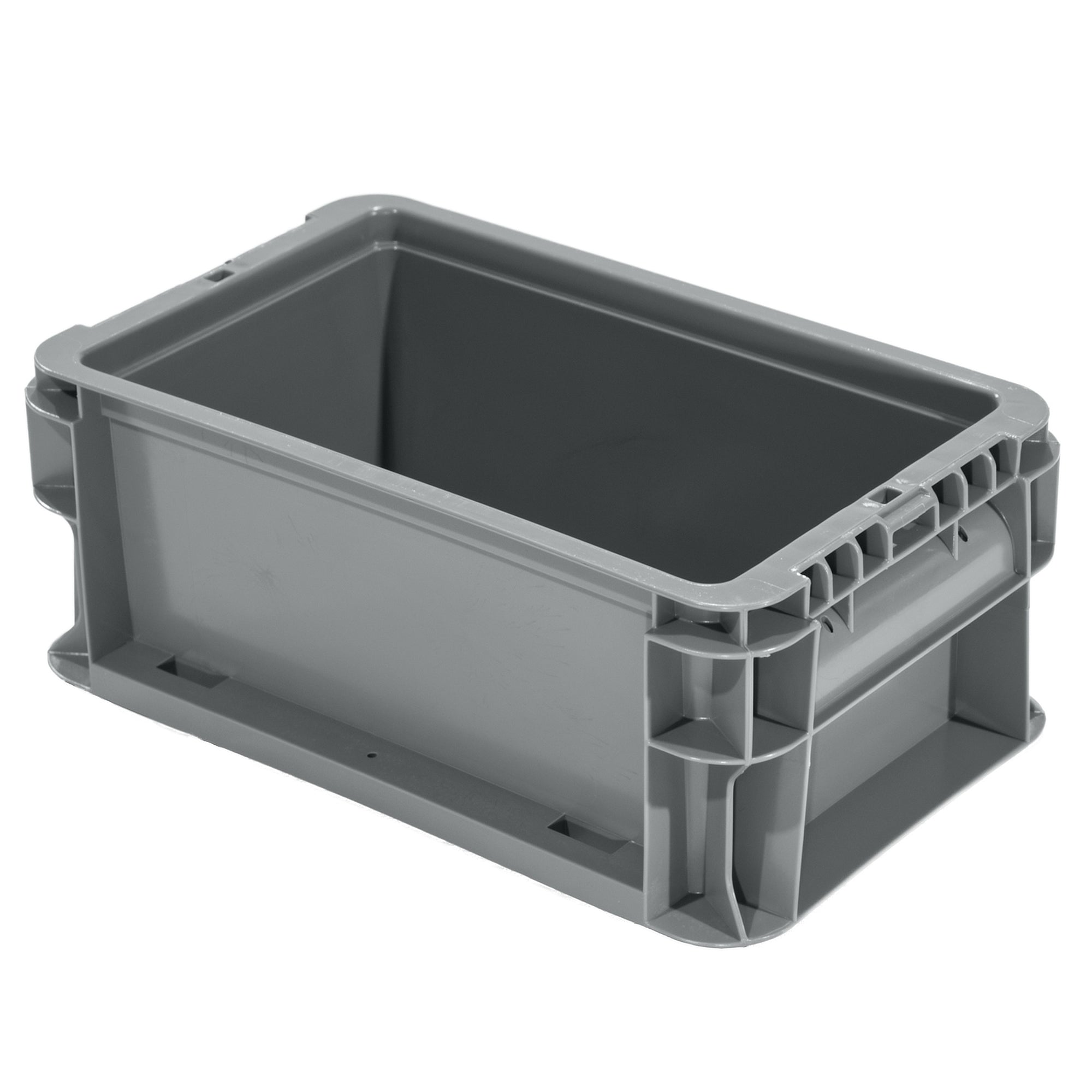 Grey Straight Wall Container 12" x 7" x 5" - SW120705F101000