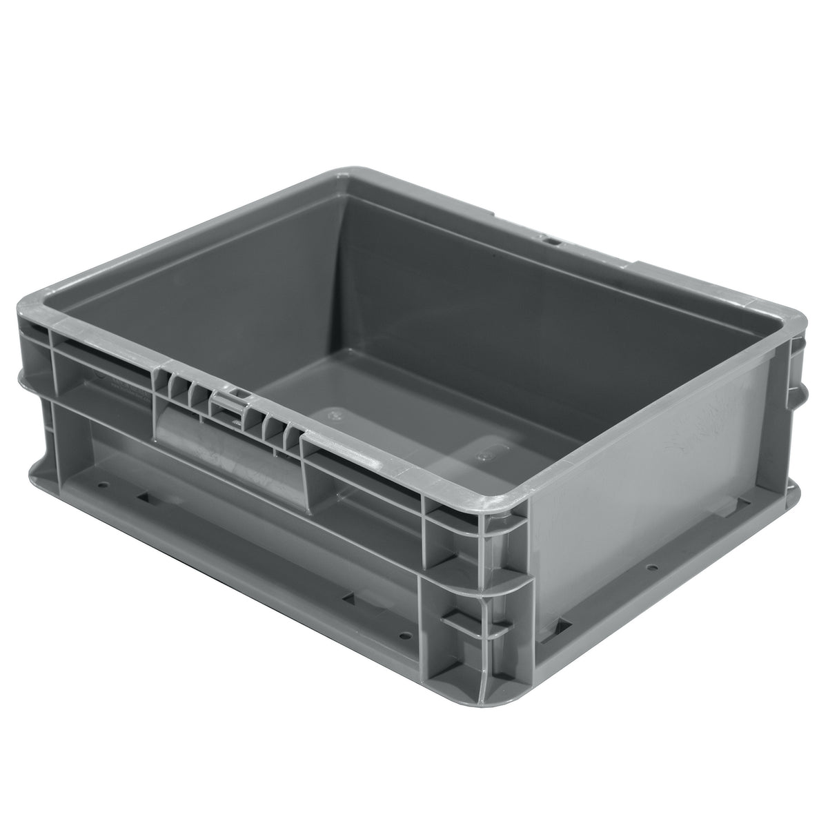 Grey 15"x12"x5" Straight Wall Container - SW151205F101000