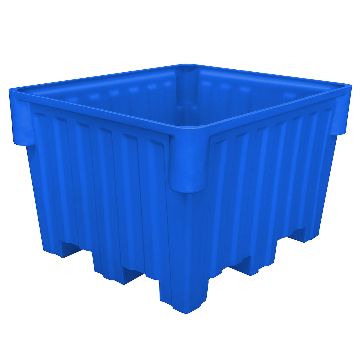 Blue Nesting Forklift Bin 48"x42"x30" by FarrellPack - TS4800BASEBLUE