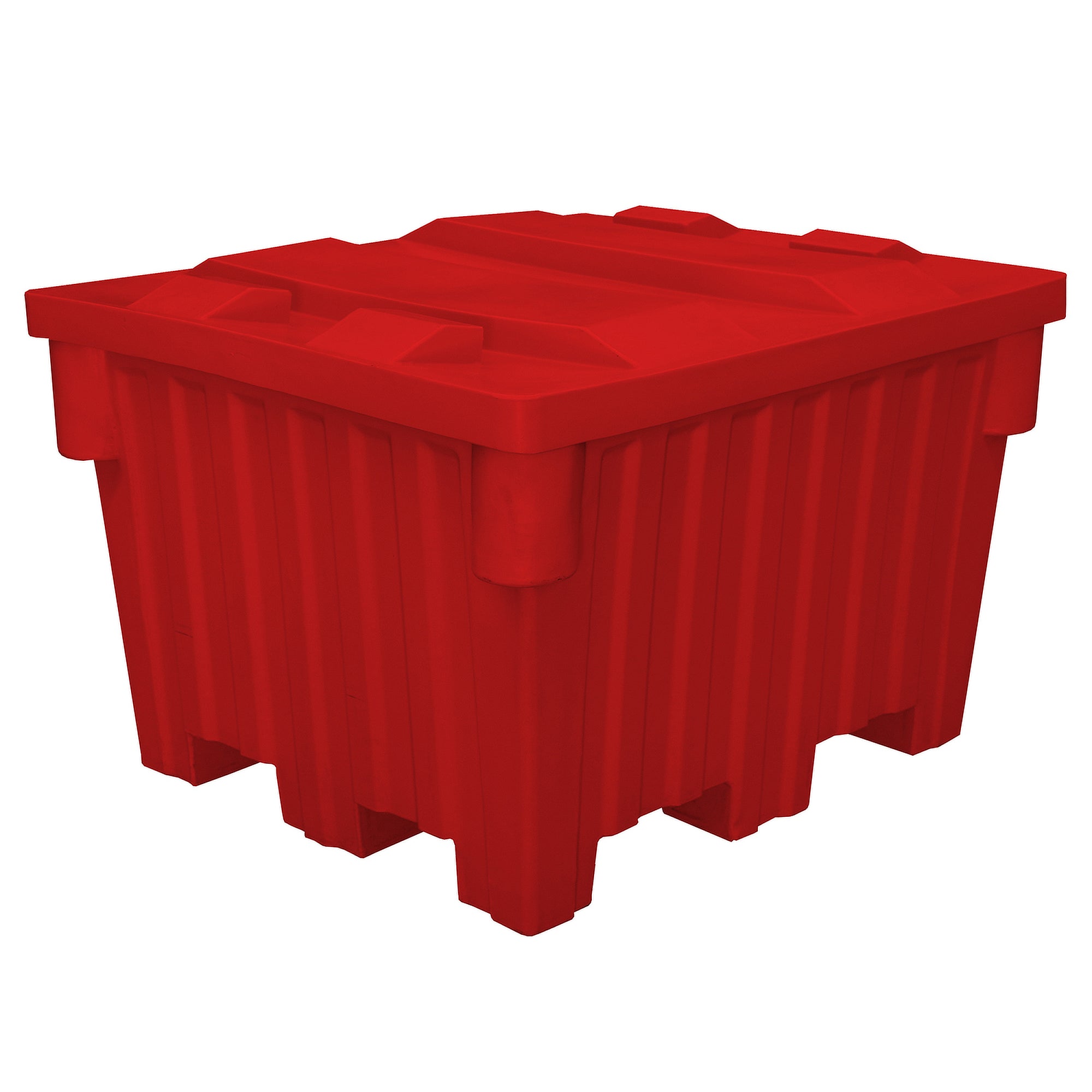 Red Nesting Forklift Bin 48"x42"x30" by FarrellPack - TS4800RED