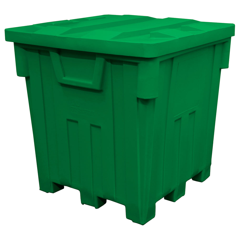 Green Nesting Forklift Bin w/ Lid by FarrellPack