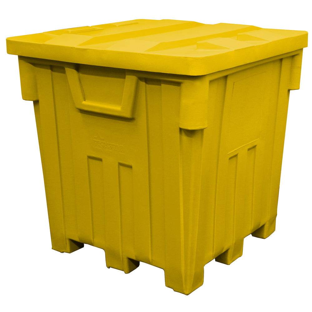 Yellow Nesting Forklift Bin w/ Lid by FarrellPack