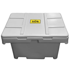 Grey SOS Storage Bin 42"x29"x30", 11 Cu. Ft. - TSOS11GREY