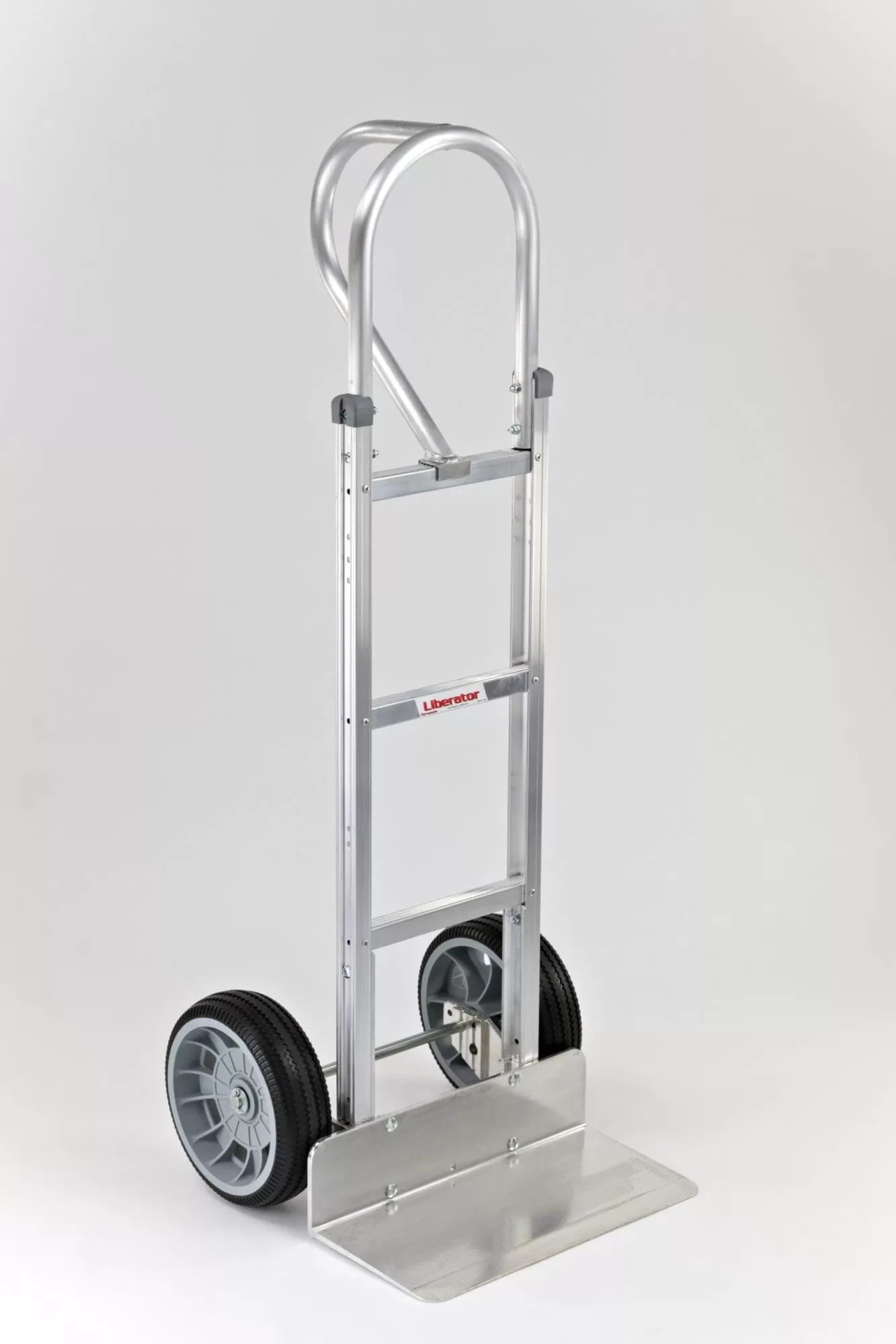 Straight Loop Vertical Grip Hand Truck with 10" No Flat Wheels
