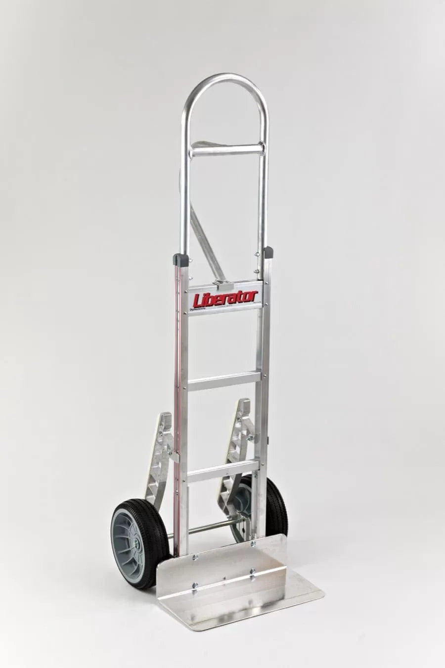 Vertical Grip Hand Truck with No Flat Wheels and Stair Climbers