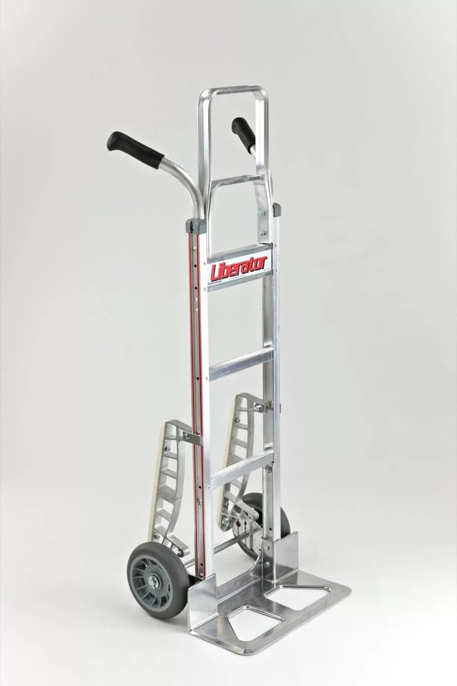 Double Grip Hand Truck with Stair Climbers and Balloon Cushion Wheels