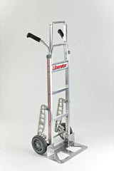 Double Grip Hand Truck with Stair Climbers and Balloon Cushion Wheels