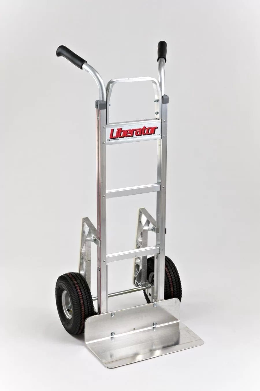 Double Grip Hand Truck with Pneumatic Wheels and Stair Climber